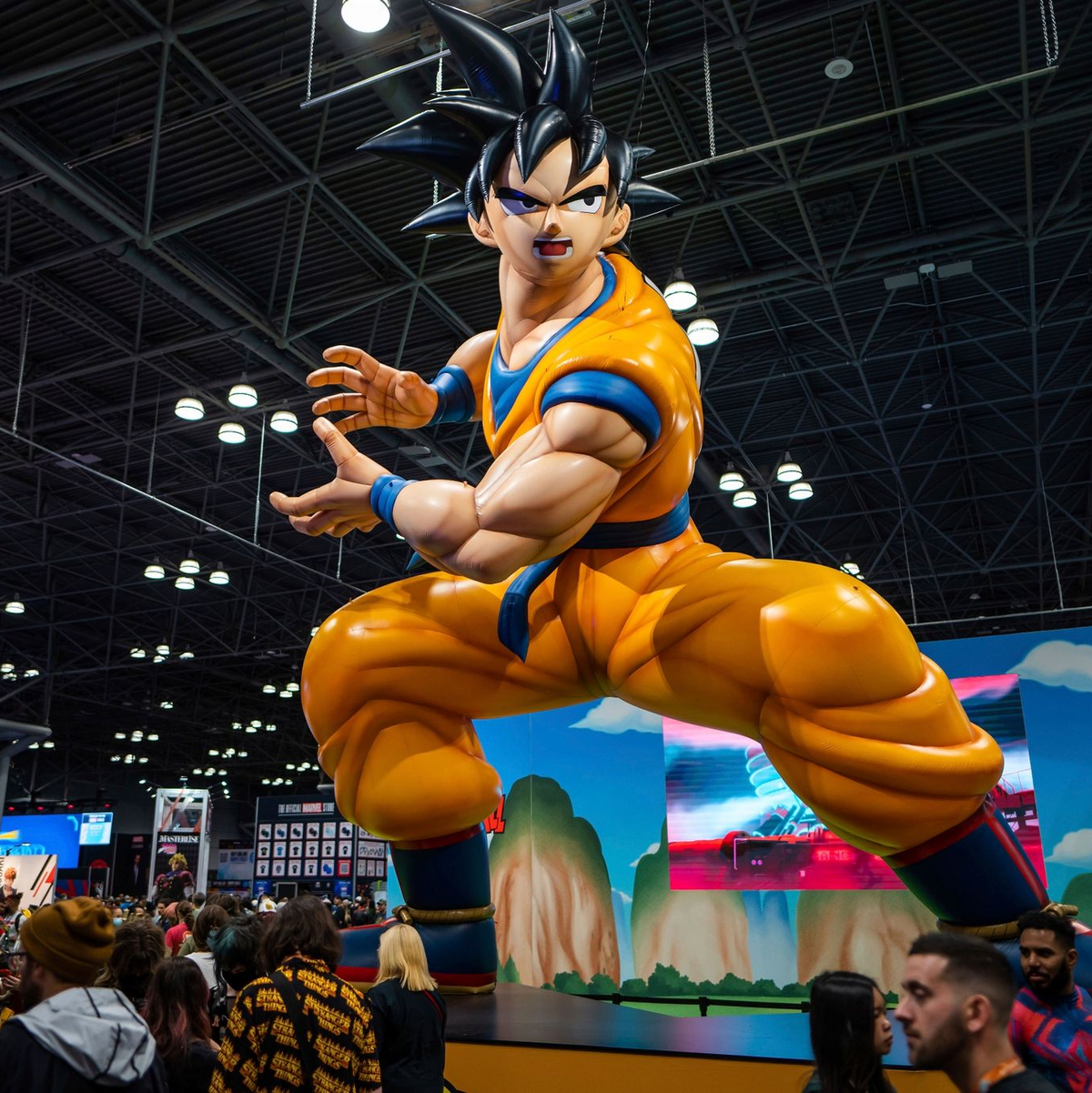 Der Stand von Dragon Ball Z bei der New York Comic Con. - Foto: Charles Sykes/Invision/AP