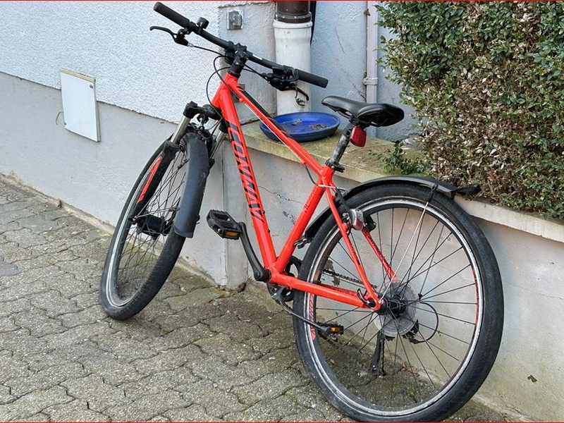 POL-PDLD: Eigentümer zu rotem MTB gesucht - Foto: presseportal.de