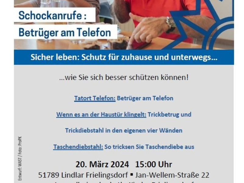 POL-GM: Schutz vor Dieben und Betrügern - kostenfreies Beratungsangebot der Polizei - Foto: presseportal.de