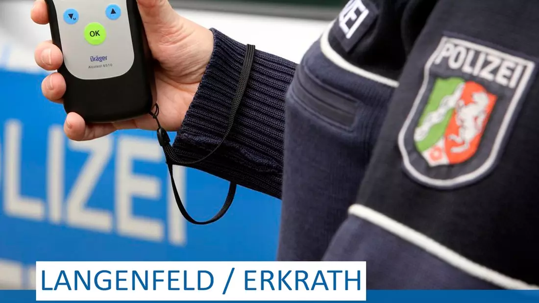 POL-ME: Alkohol am Steuer: Polizei stellt Führerscheine sicher - Langenfeld / Erkrath - 2403038 - Bild: presseportal.de