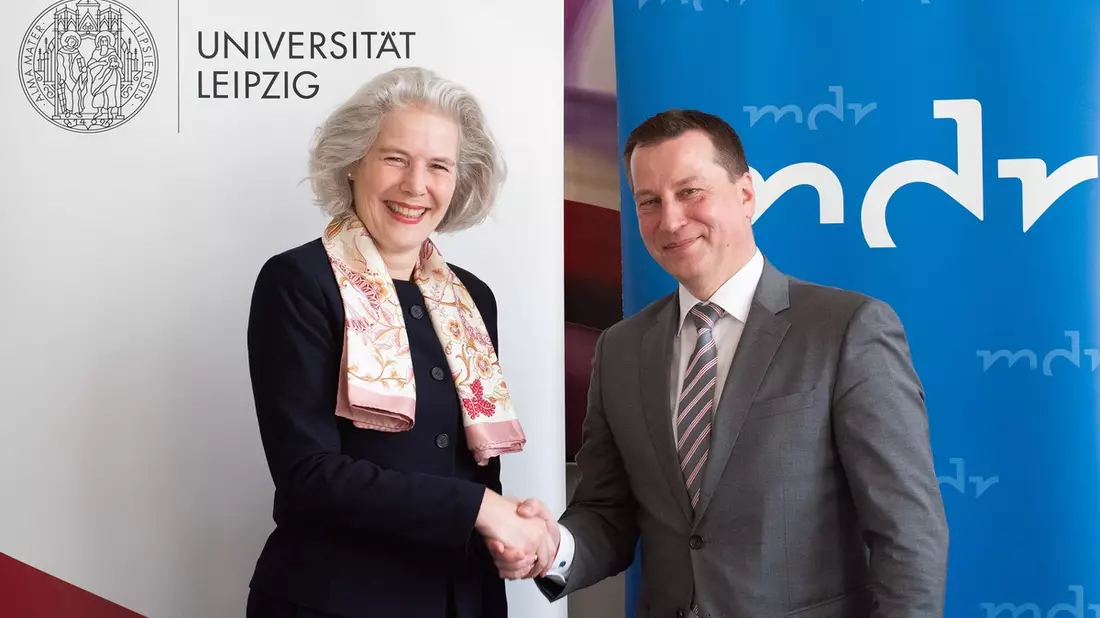 Gemeinsam für Wissenschaft und Bildung: MDR baut Zusammenarbeit mit Hochschulen in Mitteldeutschland weiter aus und schließt Kooperationsvertrag mit Universität Leipzig - Bild: presseportal.de