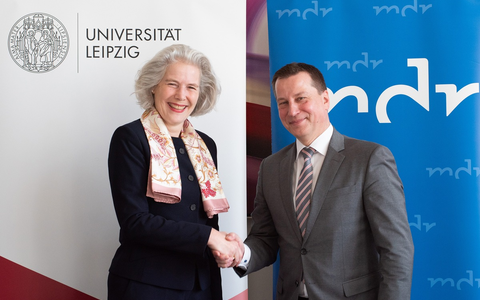 Gemeinsam für Wissenschaft und Bildung: MDR baut Zusammenarbeit mit Hochschulen in Mitteldeutschland weiter aus und schließt Kooperationsvertrag mit Universität Leipzig - Foto: presseportal.de