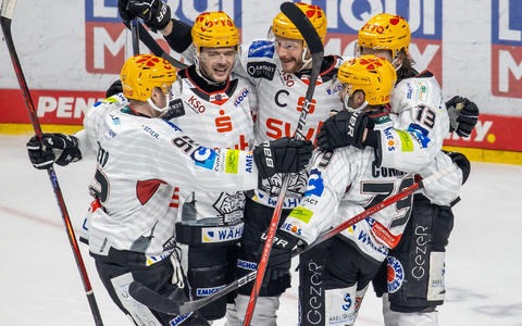 Die Eisbären konnten die Serie gegen Bremerhaven ausgleichen. - Foto: Andreas Gora/dpa