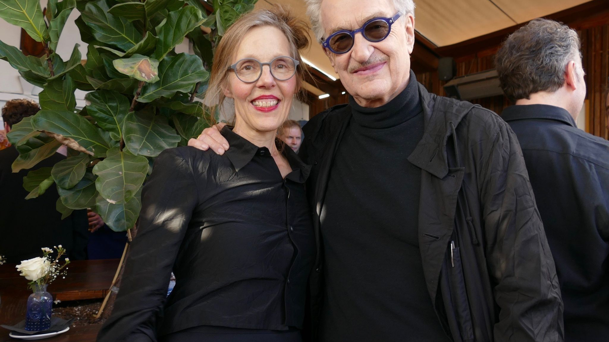 Wim und Donata Wenders beim Empfang von German Films in Los Angeles. - Foto: Barbara Munker/dpa