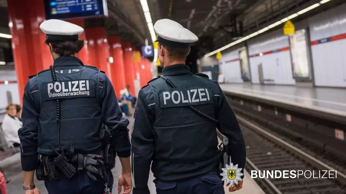 Bundespolizeidirektion München: Person im Gleis - Bild: presseportal.de