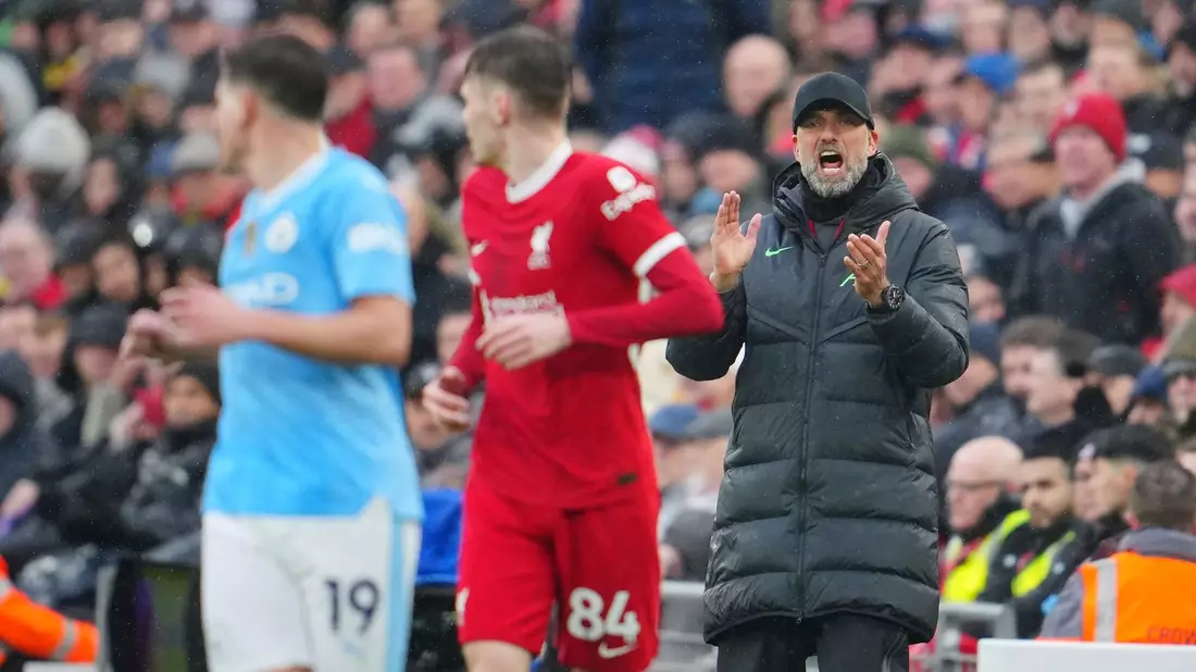 Coach Jürgen Klopp und der FC Liverpool trennten sich von Manchester City 1:1. - Bild: Jon Super/AP/dpa