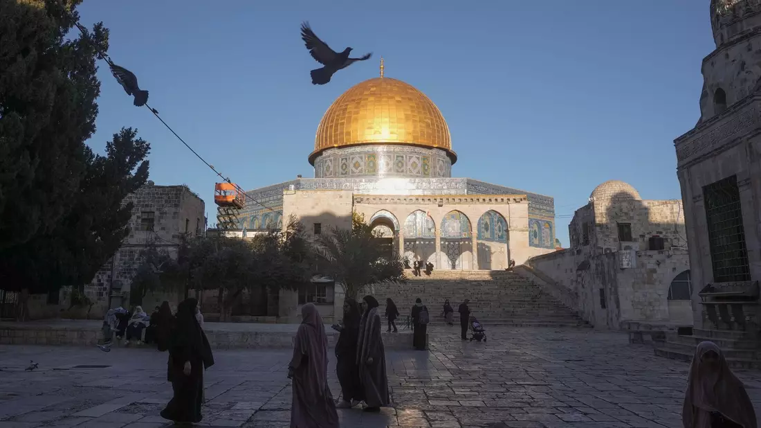 Rund um die heiligen Stätten in der Altstadt von Jerusalem wird mit erhöhten Spannungen im Ramadan gerechnet. - Bild: Mahmoud Illean/AP/dpa