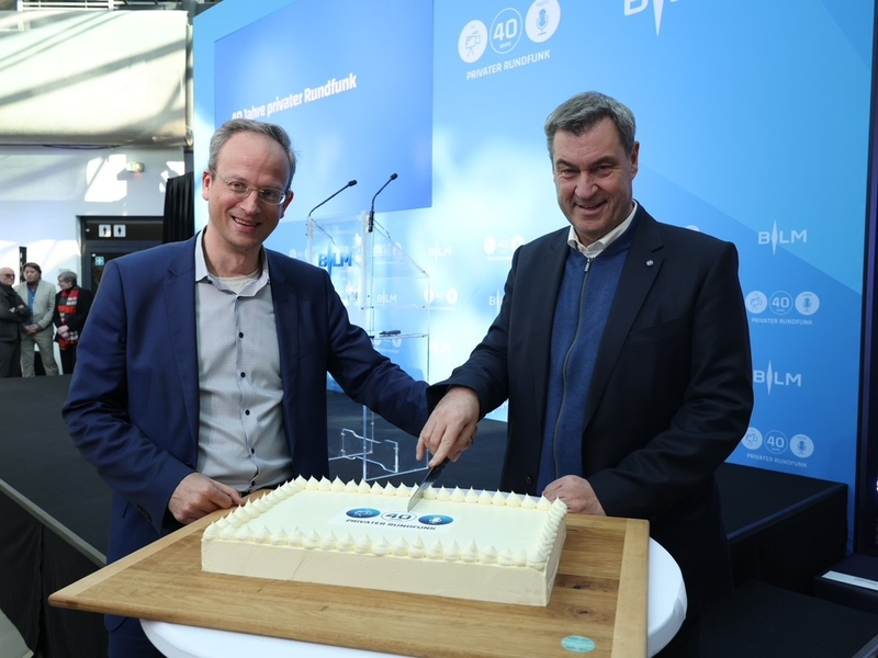 MinisterprĂ€sident Dr. Markus Söder: Bayern ist stolz auf vier Jahrzehnte privater Rundfunk / BLM als starker Partner - Festakt mit ĂŒber 200 GĂ€sten - Foto: presseportal.de
