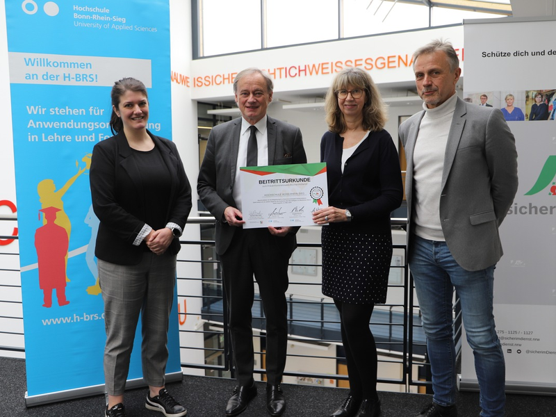 Hochschule Bonn-Rhein-Sieg stärkt Sicherheitsbewusstsein durch Beitritt zum Präventionsnetzwerk #sicherimDienst - Foto: presseportal.de