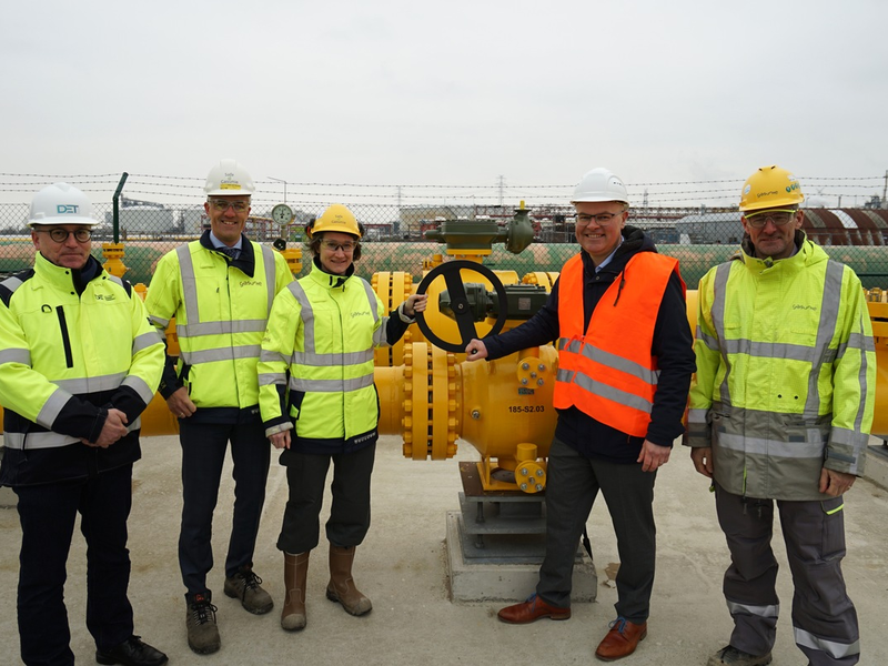 Gasunie: ETL 180 nach Rekordbauzeit in Betrieb genommen - Foto: presseportal.de