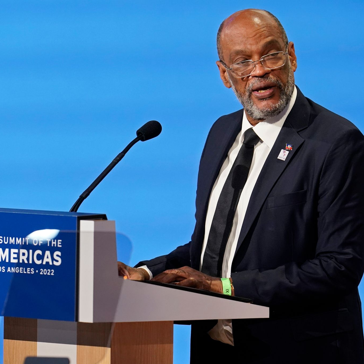 Ariel Henry hatte am 20. Juli 2021 als Interims-Premierminister die Regierungsgeschäfte in Haiti übernommen. - Foto: Marcio Jose Sanchez/AP/dpa