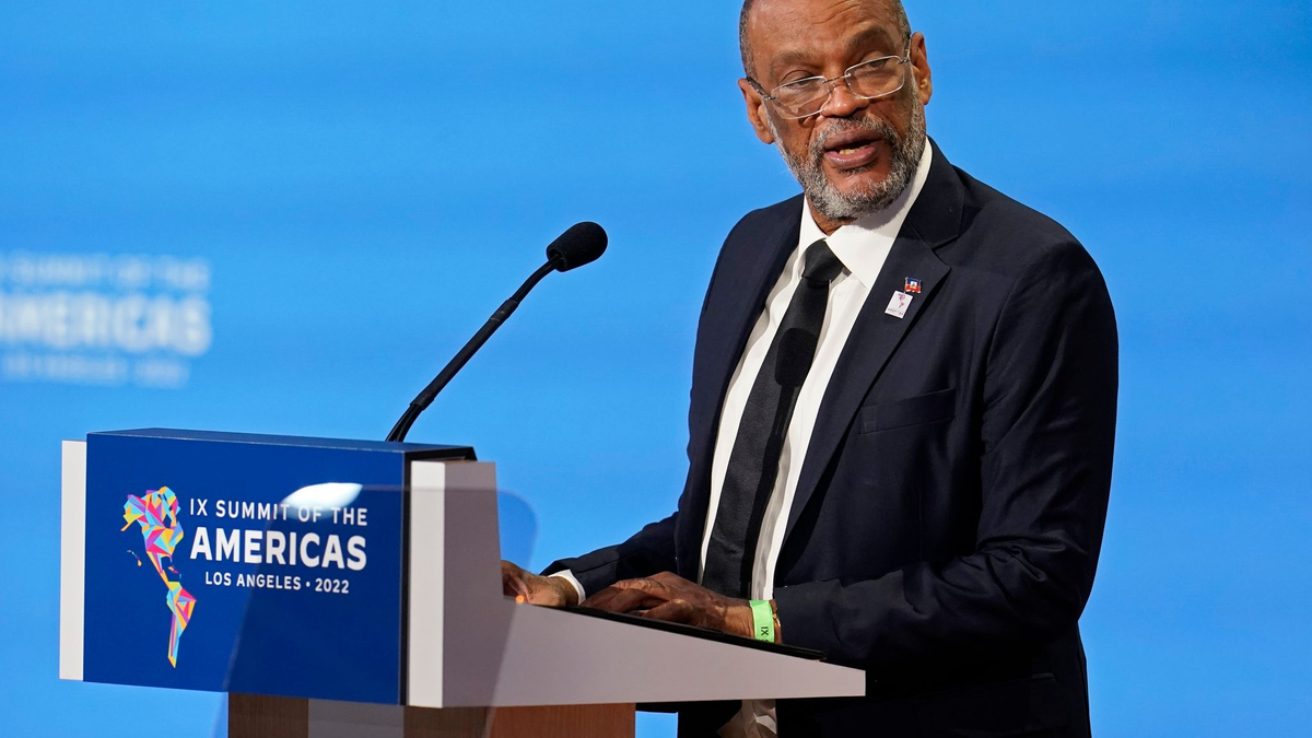 Ariel Henry hatte am 20. Juli 2021 als Interims-Premierminister die Regierungsgeschäfte in Haiti übernommen. - Foto: Marcio Jose Sanchez/AP/dpa