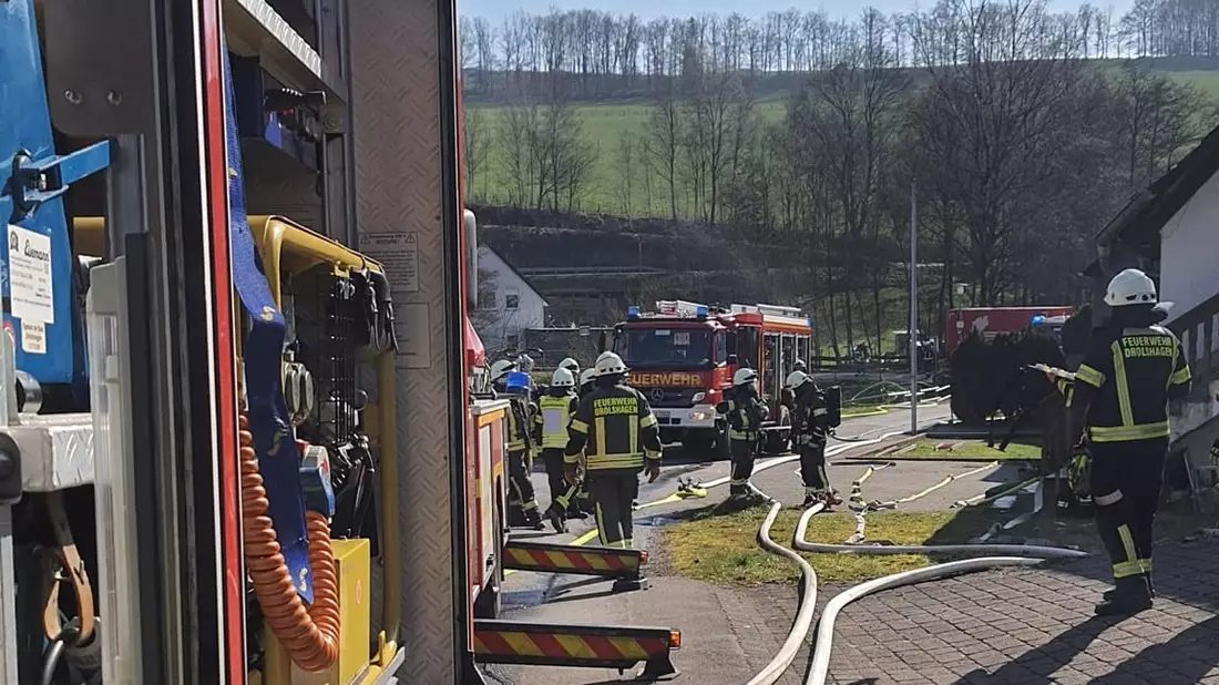 FW Drolshagen: Brand in einem Wohnhaus - Bild: presseportal.de