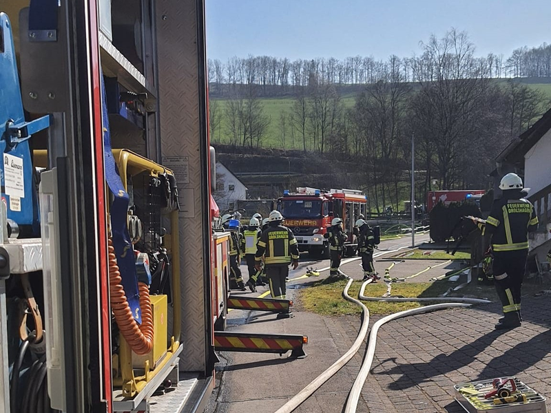 FW Drolshagen: Brand in einem Wohnhaus - Foto: presseportal.de