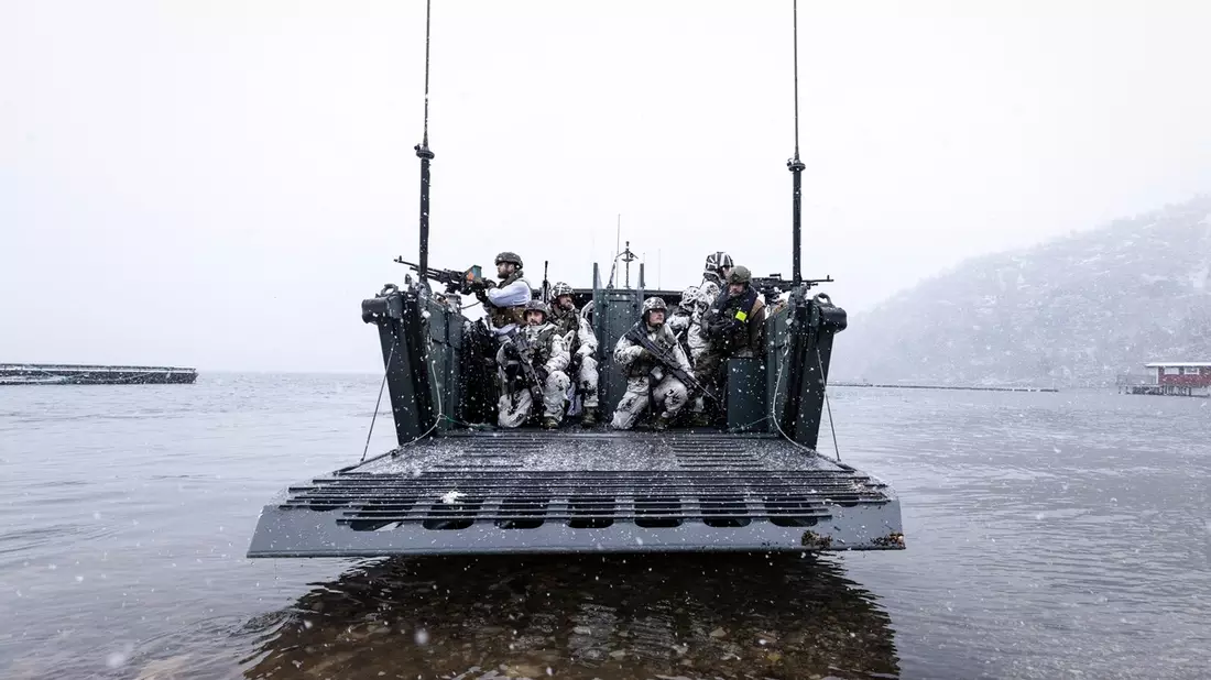 Quadriga 2024: Eckernförder Marinesoldaten an der äußersten Nordflanke - Bild: presseportal.de