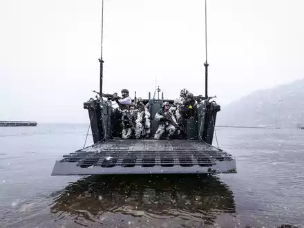 Quadriga 2024: Eckernförder Marinesoldaten an der äußersten Nordflanke - Foto: presseportal.de
