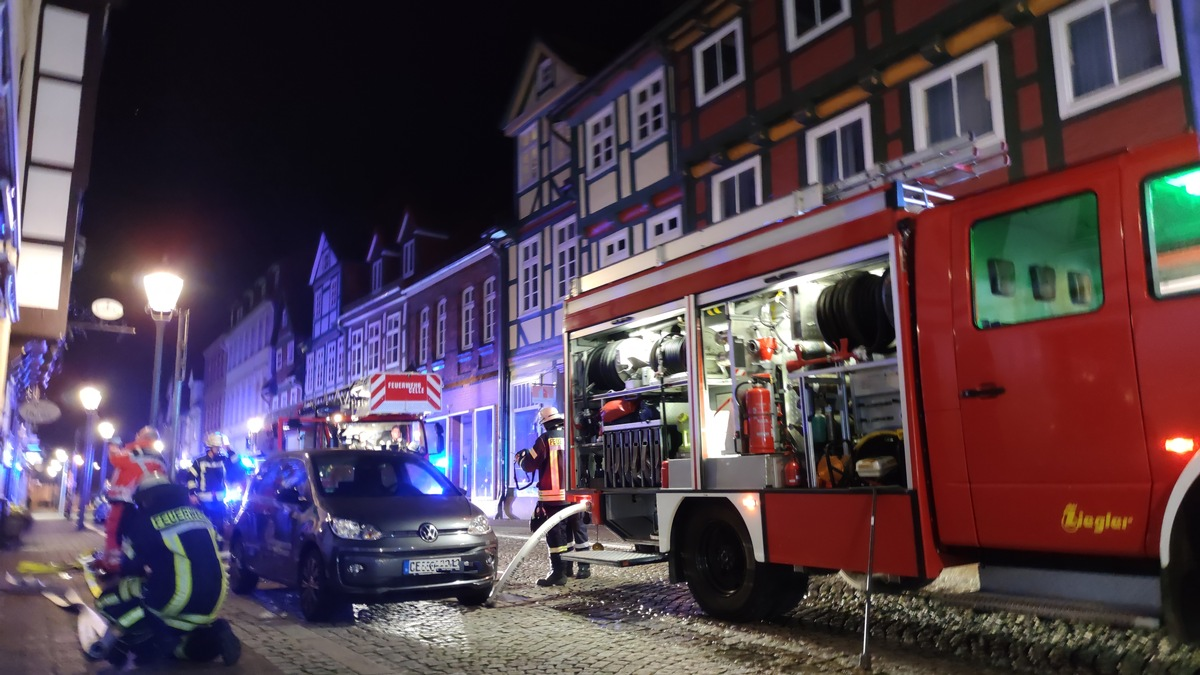 FW Celle: Küchenbrand in der Celler Altstadt - Foto: presseportal.de