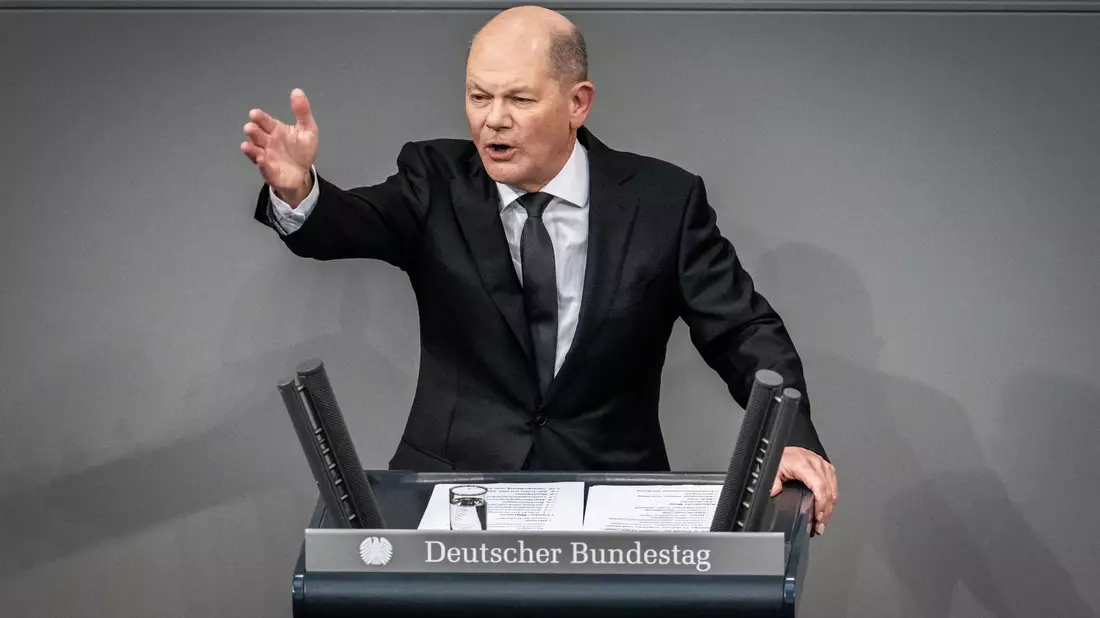 Im Oktober erteilte Scholz einer Taurus-Lieferung erstmals eine Absage. - Bild: Michael Kappeler/dpa