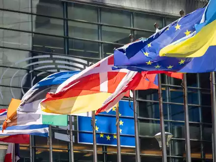 Die frühere Rechtsaußen-Fraktion ID im Europäischen Parlament soll rund 4,3 Millionen Euro aus EU-Geldern missbräuchlich verwendet haben (Archivbild). - Foto: Thomas Banneyer/dpa