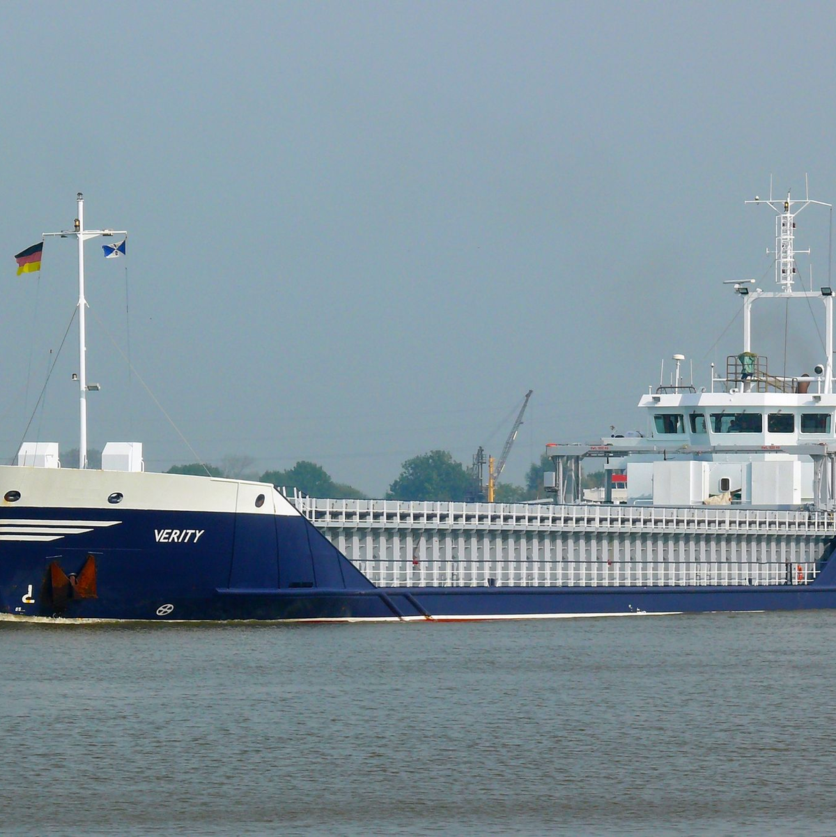 Der Frachter «Verity» sank im Oktober 2023 nach einer Kollision in der Nordsee. - Foto: Dietmar Hasenpusch/Photo-Productions/dpa