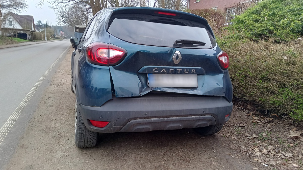 POL-HL: OH-Hutzfeld /// Verkehrsunfallflucht auf dem Parkplatz eines Supermarktes - Foto: presseportal.de