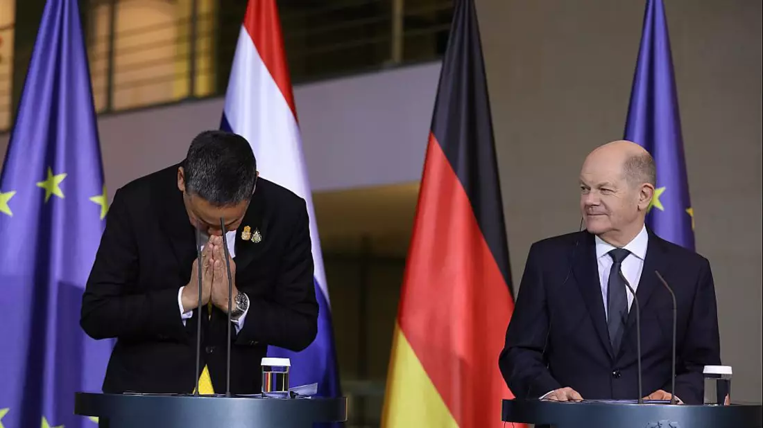 Srettha Thavisin und Olaf Scholz am 13.03.2024 - Bild: über dts Nachrichtenagentur