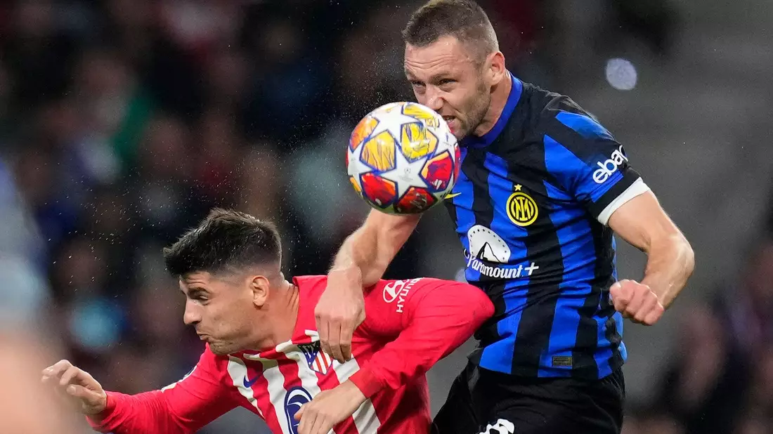 Atlético Madrid und Inter Mailand lieferten sich eine umkämpfte Partie. - Bild: Manu Fernandez/AP/dpa