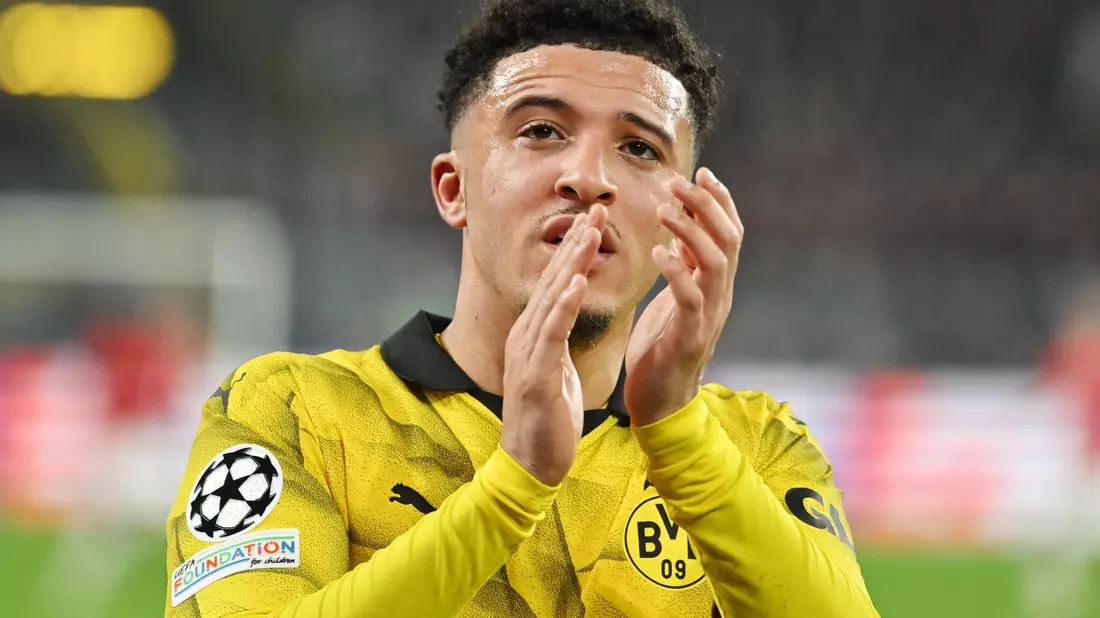 Nach anfänglichen Problemen wird Sancho mehr und mehr zu einem Aktivposten im vormals häufig tristen Dortmunder Angriffsspiel. - Bild: Bernd Thissen/dpa