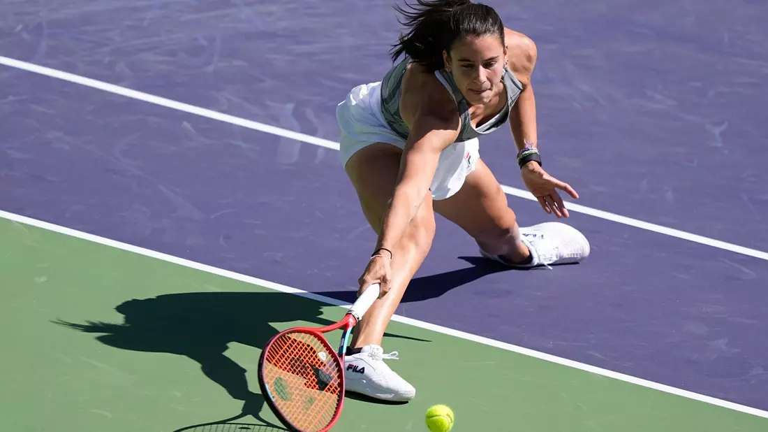 Sorgte in Indian Wells für eine große Überraschung: Emma Navarro. - Bild: Mark J. Terrill/AP/dpa