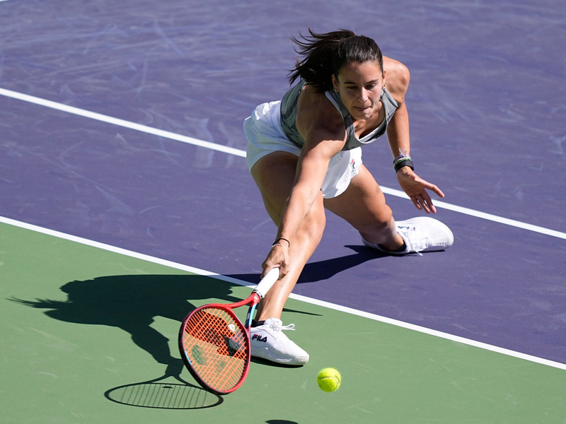 Sorgte in Indian Wells für eine große Überraschung: Emma Navarro. - Foto: Mark J. Terrill/AP/dpa