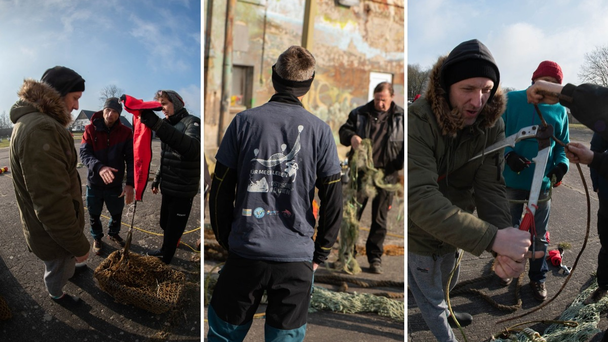 Geisternetzbergungen: GRD-Workshop mit verfeinertem Konzept - Foto: presseportal.de