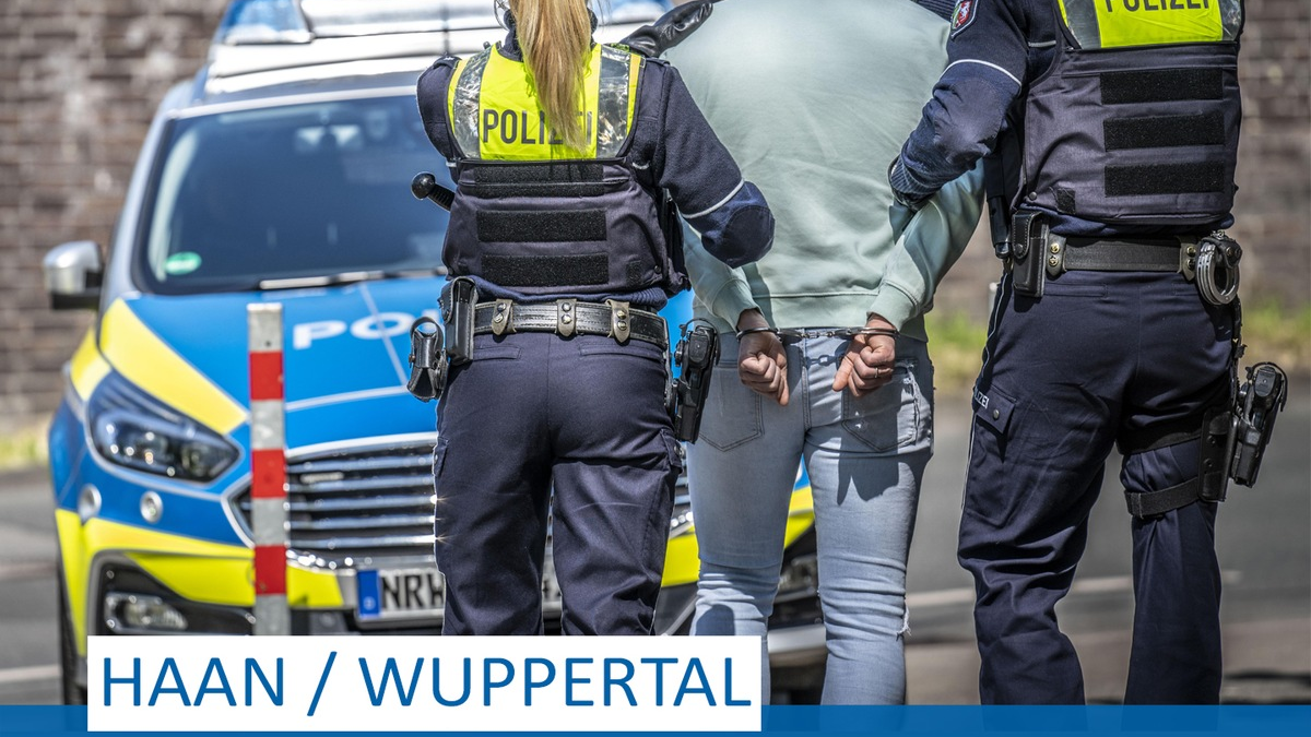 POL-ME: Nach Raub auf Sauna-Parkplatz: Schneller Ermittlungserfolg für die Polizei - Tatverdächtige in Untersuchungs-Haft - Haan / Wuppertal - 2403057 - Foto: presseportal.de