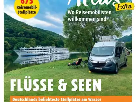 promobil Stellplatz-Atlas Extra 2024 / Deutschlands beliebteste Stellplätze an Flüssen und Seen - Foto: presseportal.de