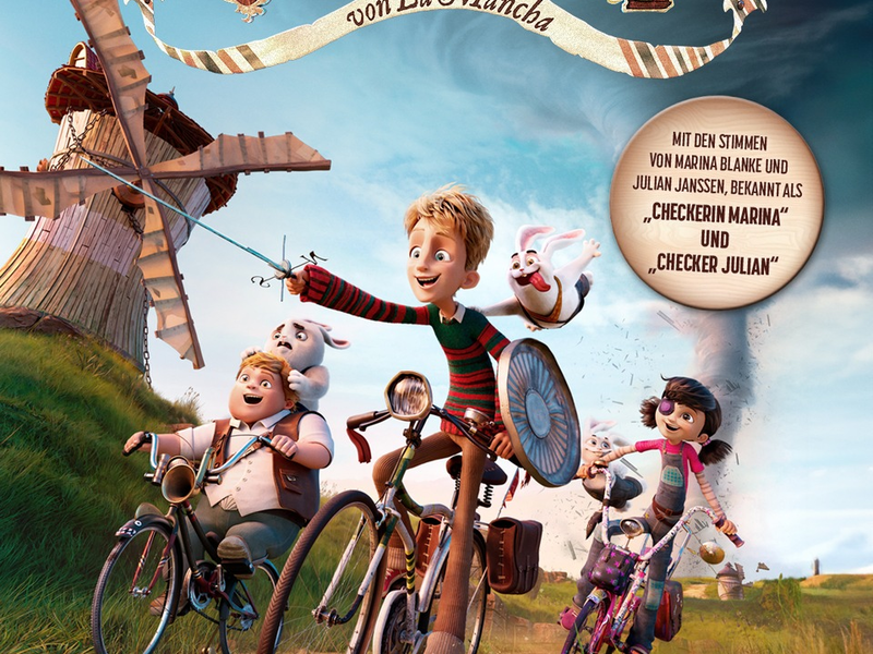 DAS GEHEIMNIS VON LA MANCHA ab 1. Mai im Kino / Mit den Stimmen von Marina Blanke und Julian Janssen aus dem Checker-Team - Foto: presseportal.de
