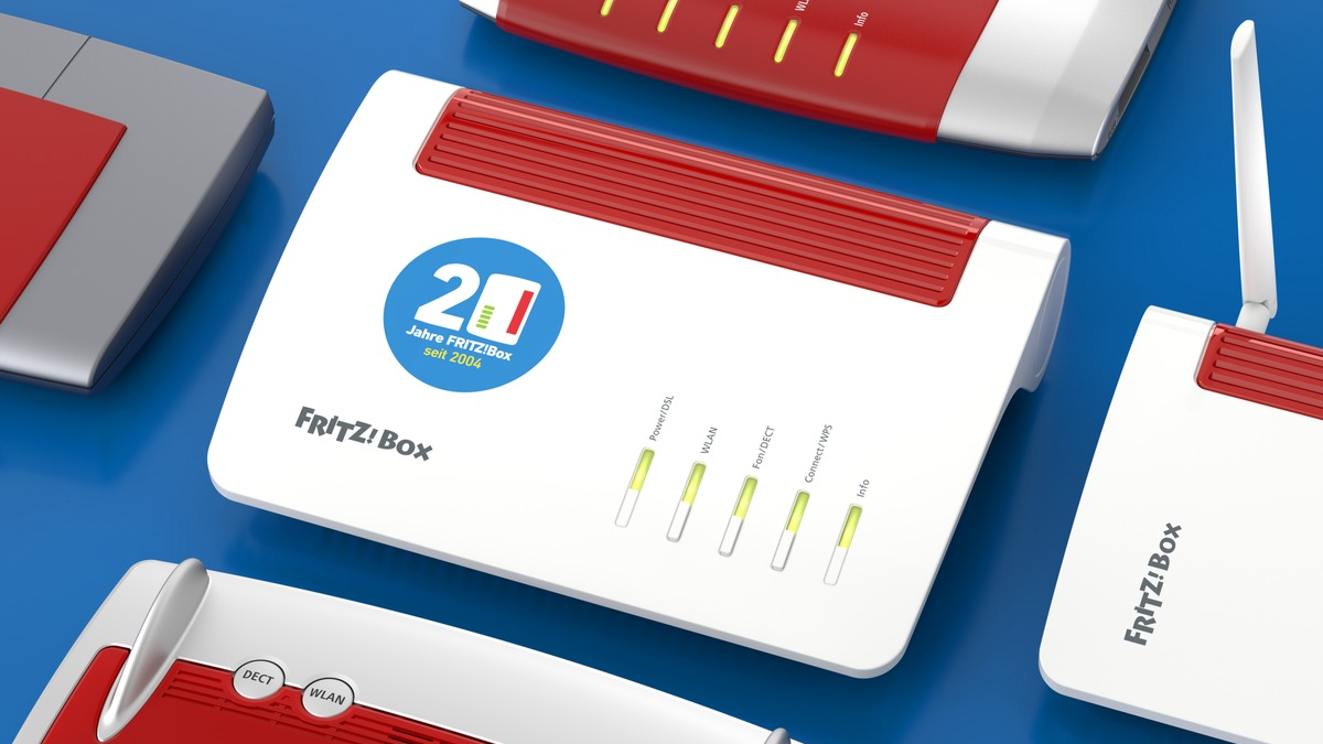 20 Jahre FRITZ!Box: Das Herzstück im digitalen Zuhause feiert Jubiläum - Foto: presseportal.de