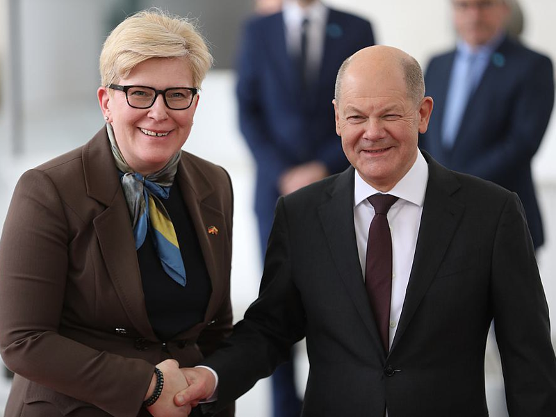 Ingrida Simonyte und Olaf Scholz am 14. März 2024 - Foto: über dts Nachrichtenagentur