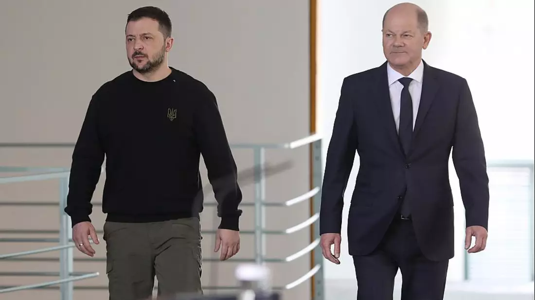 Wolodymyr Selenskyj und Olaf Scholz (Archiv) - Bild: über dts Nachrichtenagentur