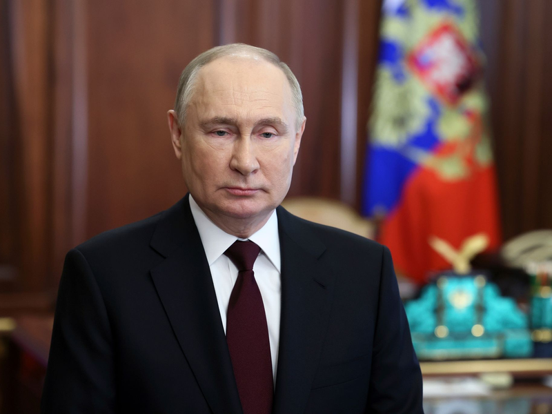 Die Wahl soll Kremlchef Wladimir Putin weitere sechs Jahre im Amt sichern. - Foto: Mikhail Metzel/Kremlin Pool/Sputnik via AP/dpa