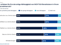 Studie von IONOS und techconsult: Unternehmen wünschen mehr digitale Souveränität - bleiben aber abhängig von IT-Anbietern außerhalb der EU - Foto: presseportal.de