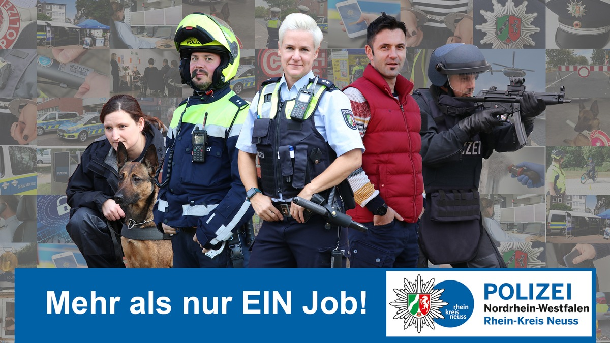 POL-NE: Spannender Alltag! Menschen helfen! Echte Teamarbeit! Infos zum Polizeiberuf - Die Personalwerberin lädt ein - Foto: presseportal.de
