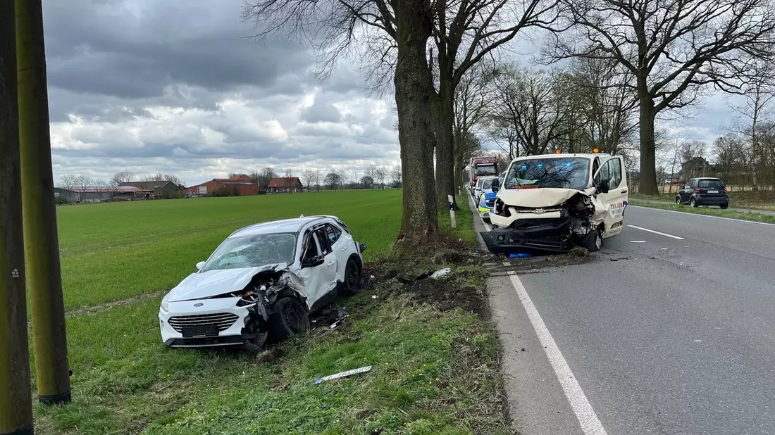 POL-WES: Xanten - Verkehrsunfall fordert zwei Verletzte - Bild: presseportal.de