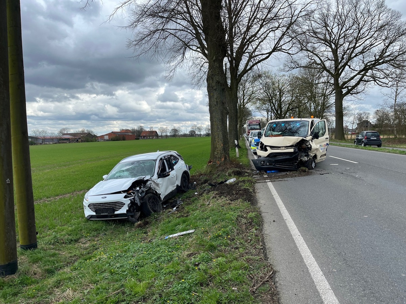 POL-WES: Xanten - Verkehrsunfall fordert zwei Verletzte - Foto: presseportal.de