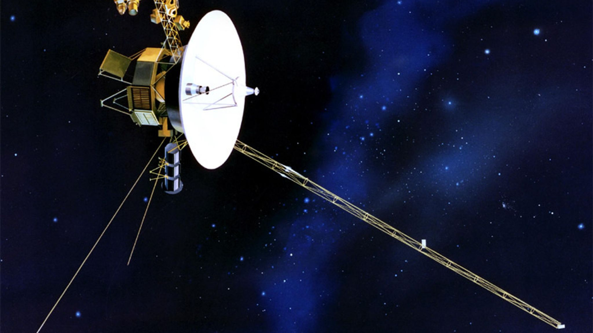 Illustration zur amerikanischen Raumsonde «Voyager 1». - Foto: -/NASA/dpa
