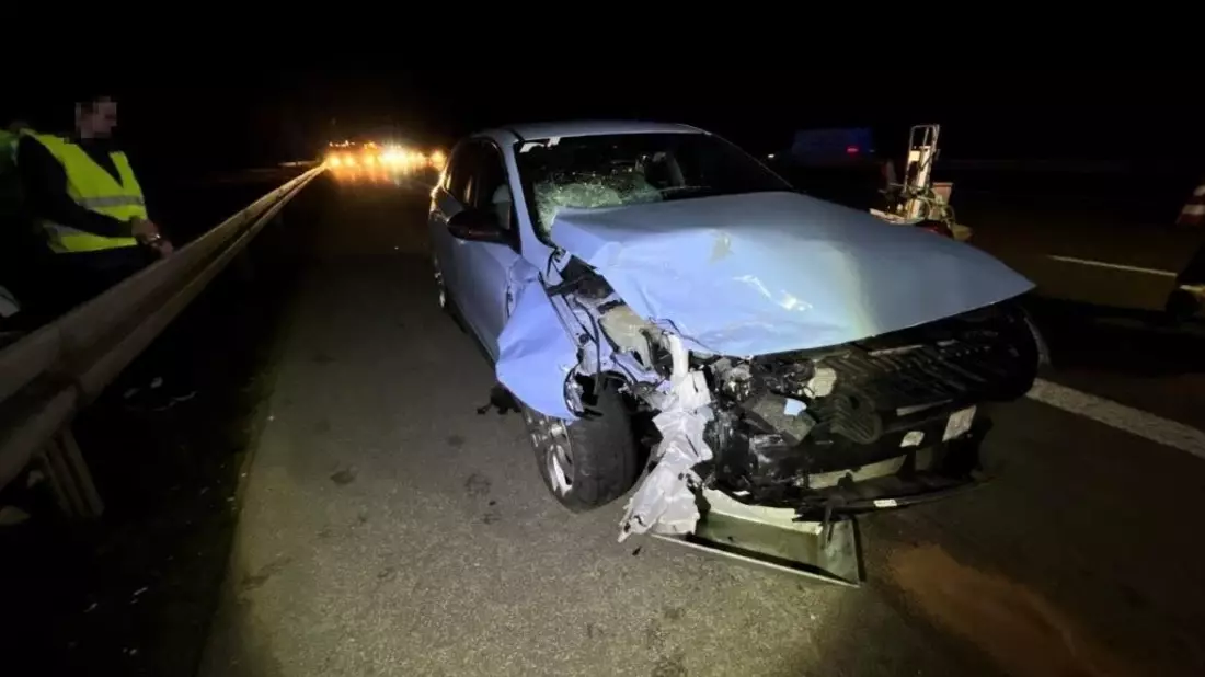 API-TH: Unfall unter Alkoholeinfluss auf der A 4 bei Wandersleben! - Bild: presseportal.de