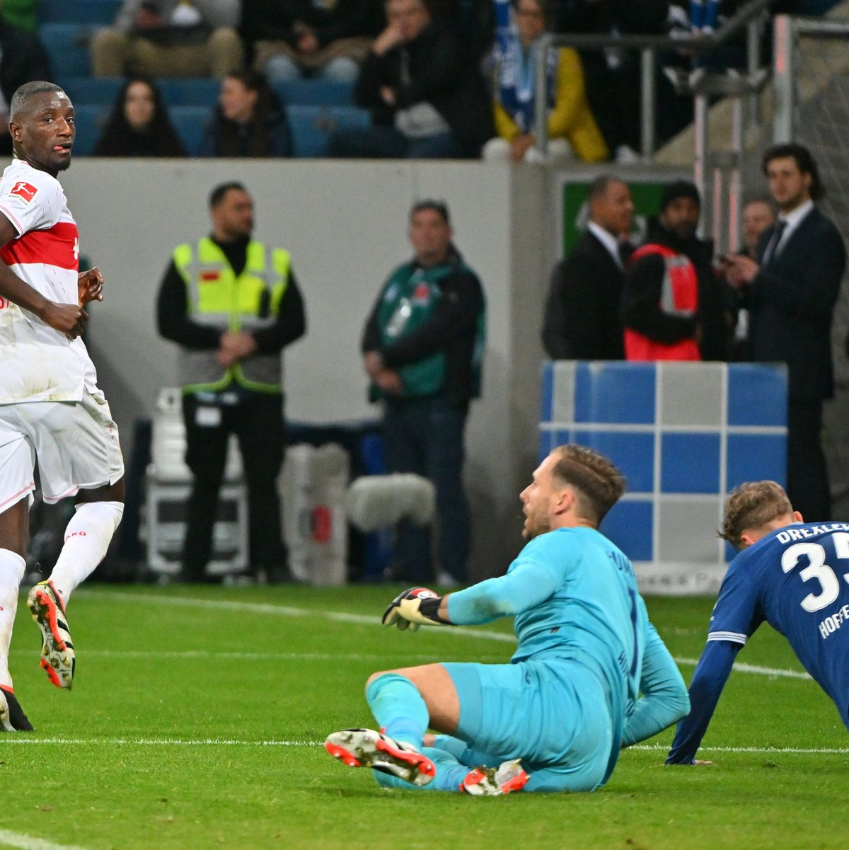 Der VfB Stuttgart setzte sich souverän bei der TSG 1899 Hoffenheim durch. - Foto: Jan-Philipp Strobel/dpa