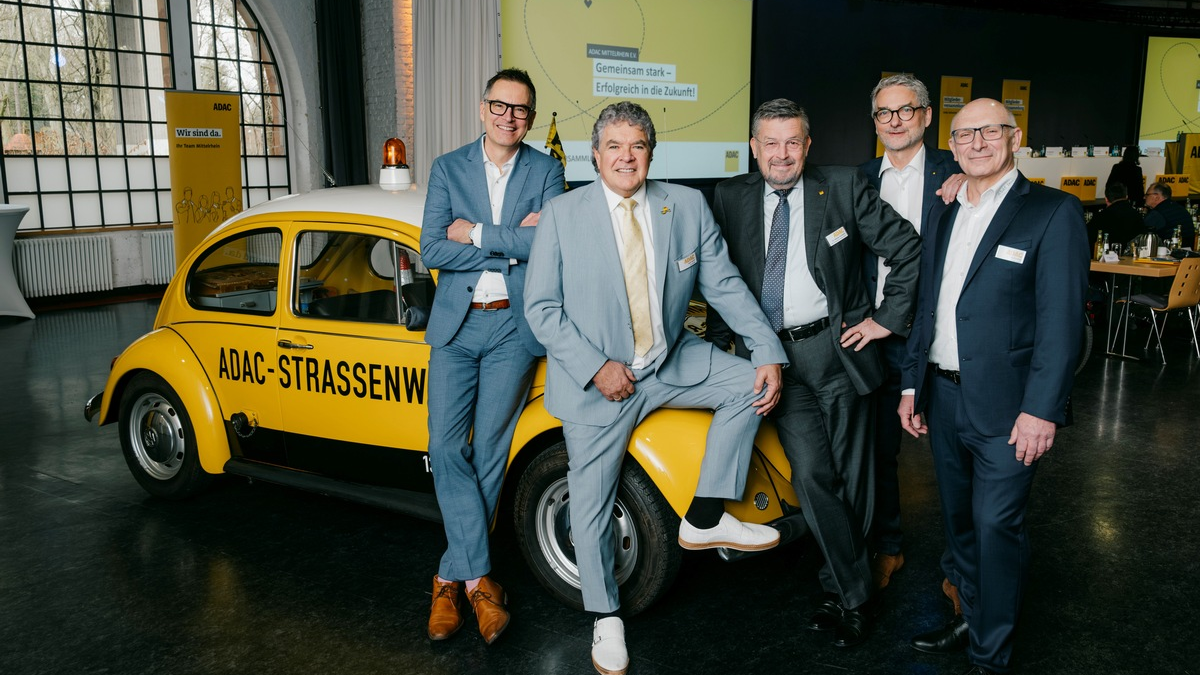 ADAC Mittelrhein e.V. verkündet Rekordzahlen auf Mitgliederversammlung +++ Vorstand Finanzen Dr. Mathias Grünthaler und Vorstand Sport Jörg Hennig wiedergewählt - Foto: presseportal.de