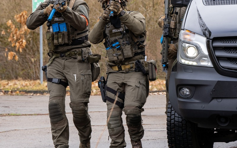 POL-MFR: (266) CTE 2024 - Counter Terrorism Exercise - Spezialeinheiten aus Deutschland und Österreich probten den Ernstfall - Foto: presseportal.de
