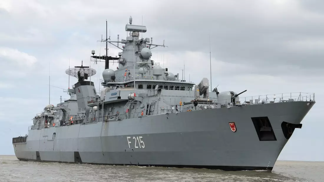 Fregatte Brandenburg läuft ins Mittelmeer aus - Bild: presseportal.de
