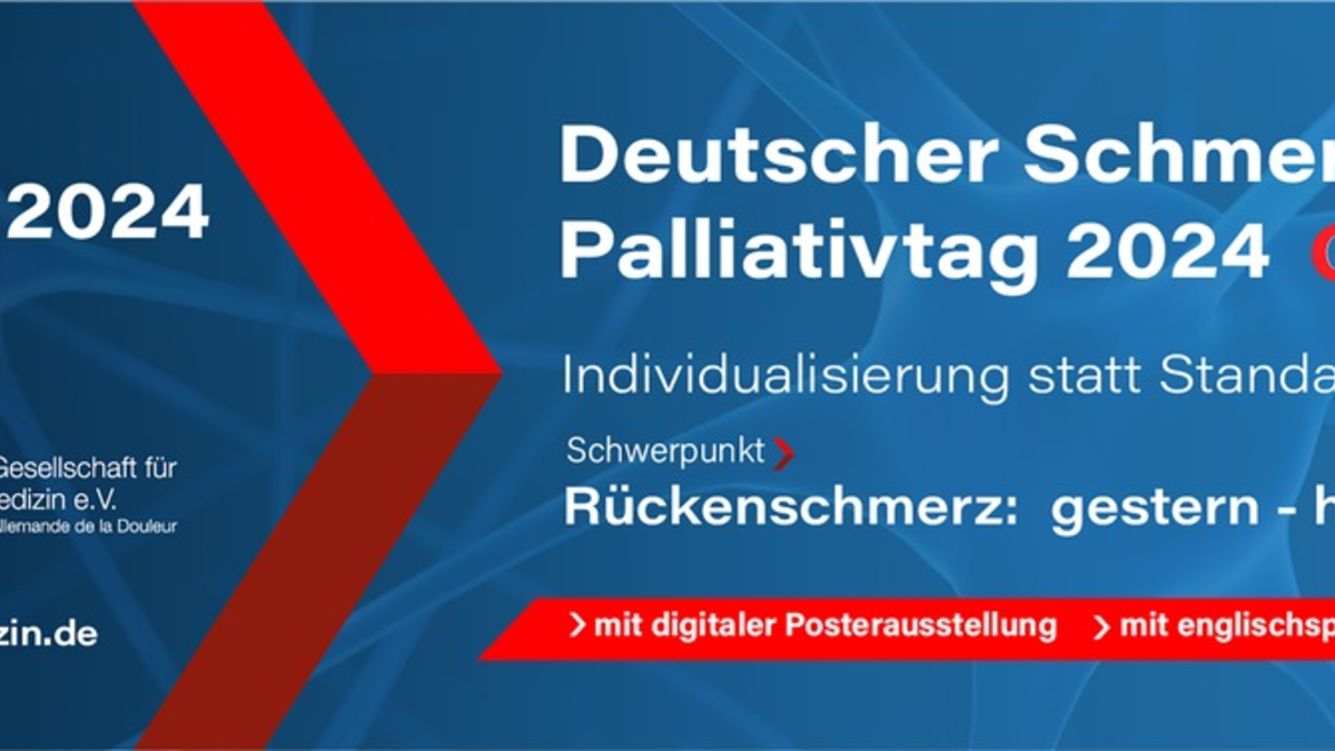 Deutscher Schmerz- und Palliativtag 2024: Ärztliche Selbstverwaltung aufgefordert, schmerzmedizinische Versorgung zu sichern - Foto: presseportal.de