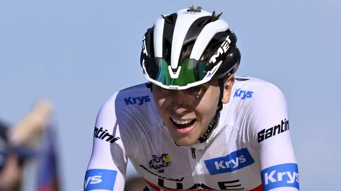 Tadej Pogacar bereitet sich bei der Katalonien-Rundfahrt auf den Giro d'Italia vor. - Bild: Dirk Waem/Belga/dpa/Archivbild